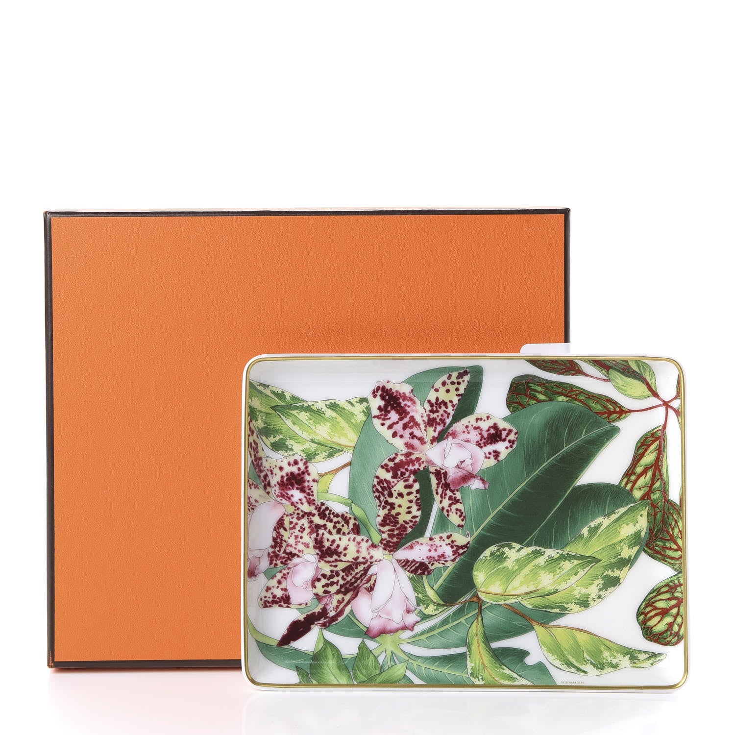 Hermes Porcelain Small Passifolia Tray N°1 7 of 7
