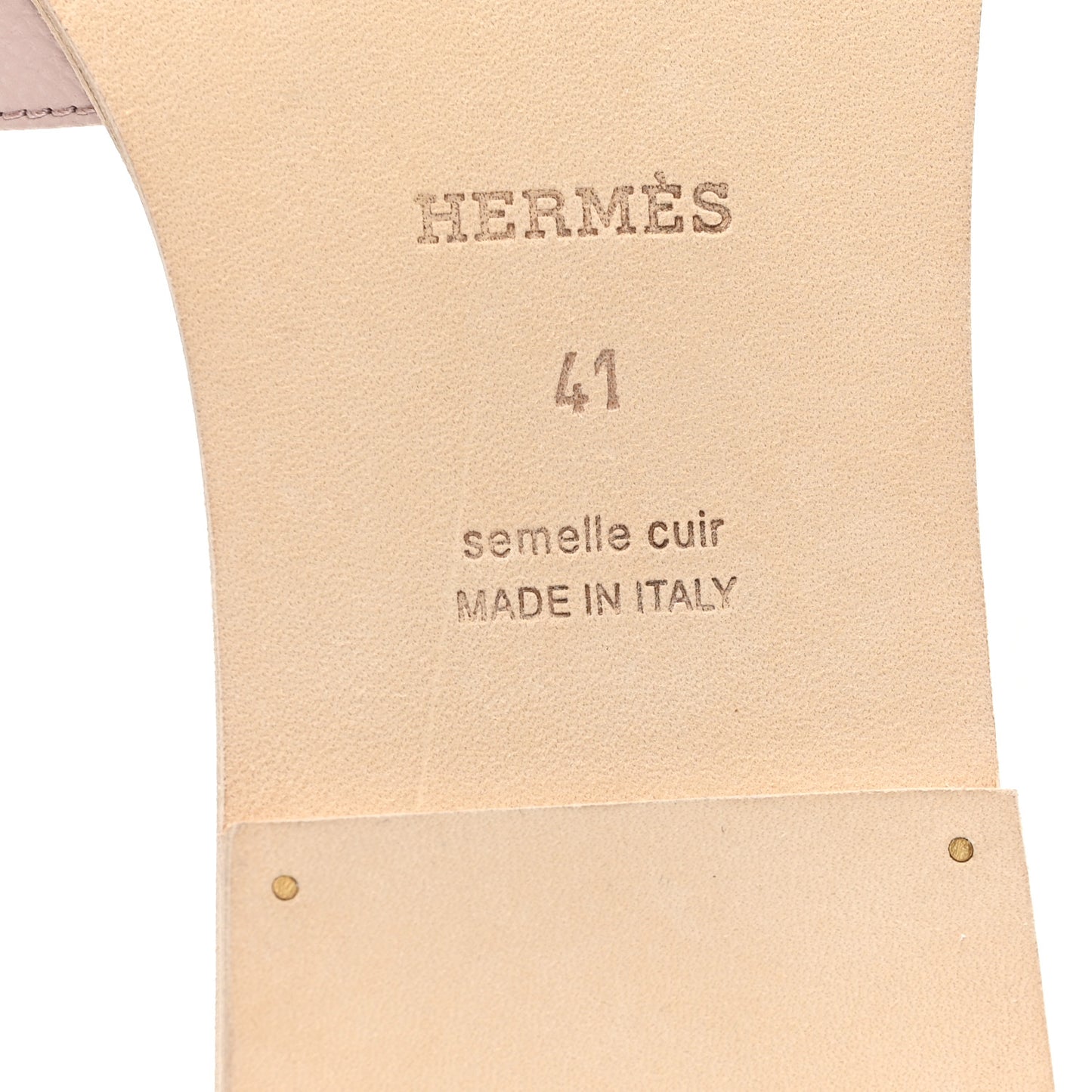 Epsom Oran Sandals 41 Rose Porcelaine