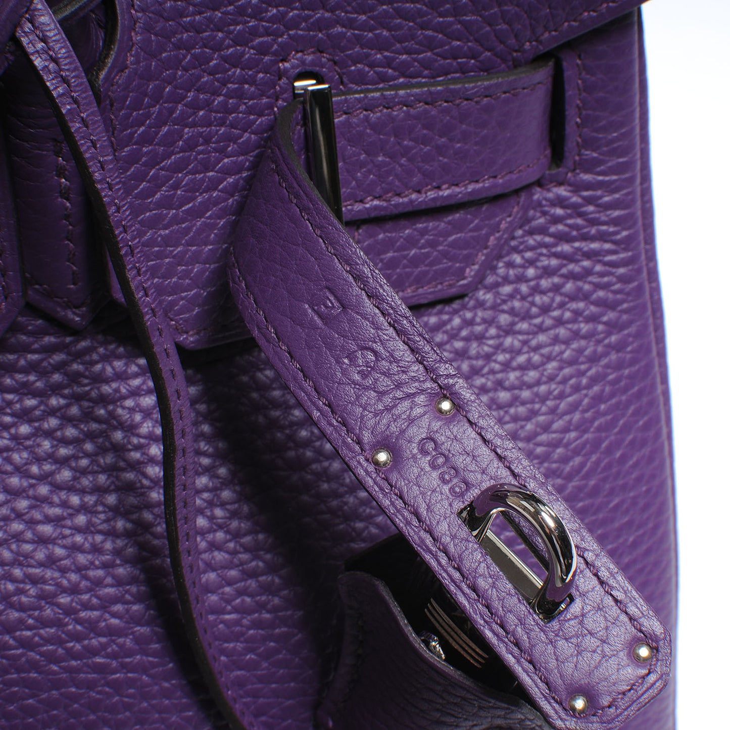 Taurillon Clemence Birkin 30 Ultraviolet