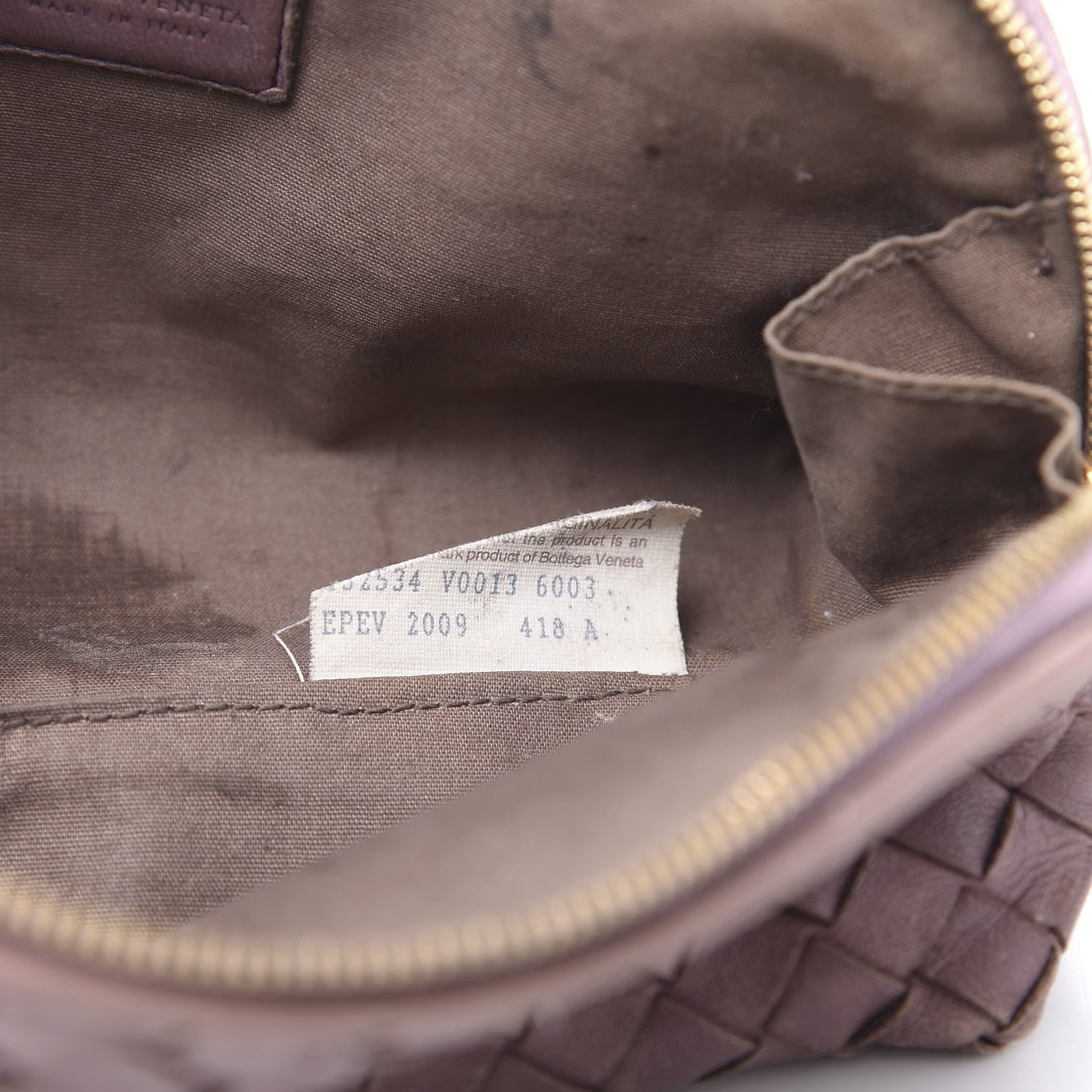 Bottega Veneta Nappa Intrecciato Cosmetic Case Lilac 9 of 12