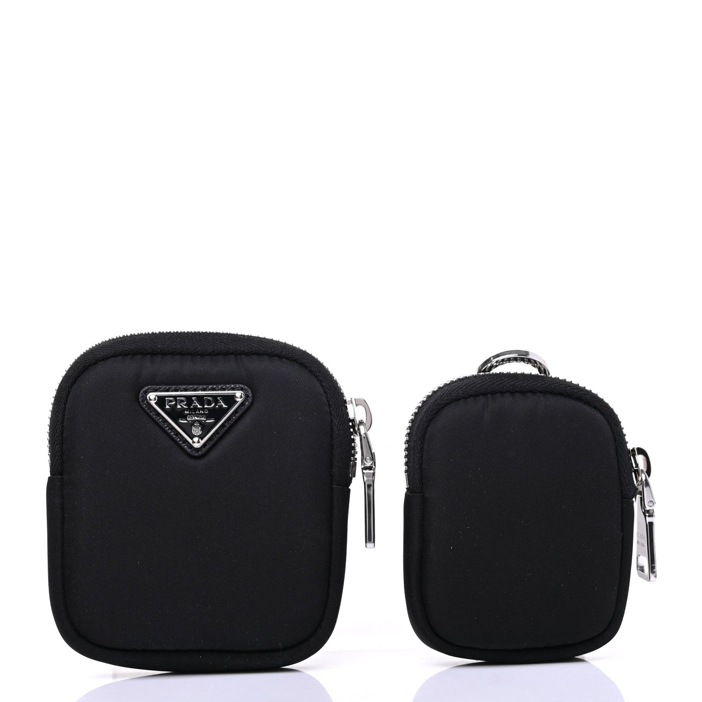 Vitello Lux Nylon Metal Triangle Logo Monolith Pouch Pocket 55mm Tall Combat Boots 37.5 Black