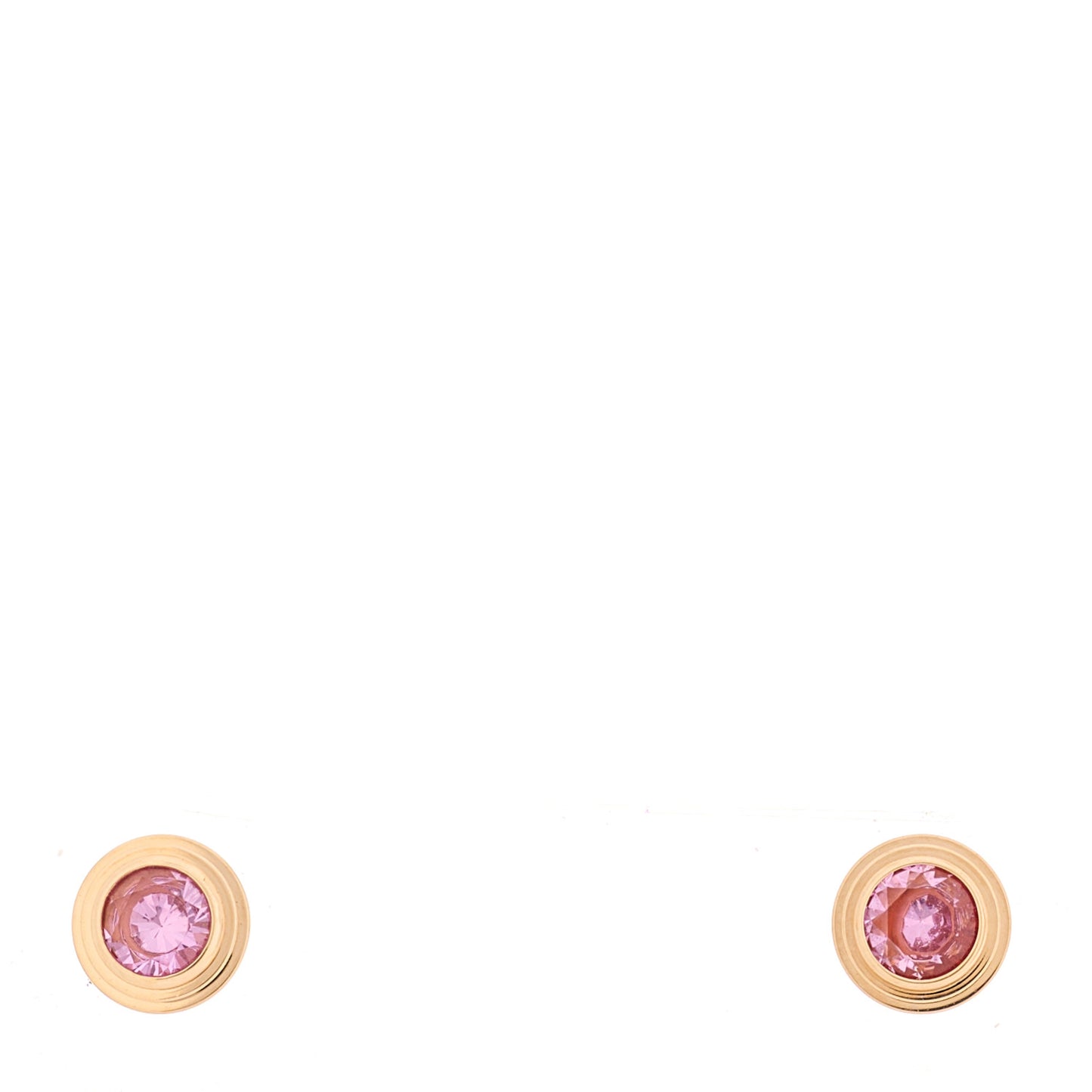 18K Pink Gold Pink Sapphire D'Amour Earrings
