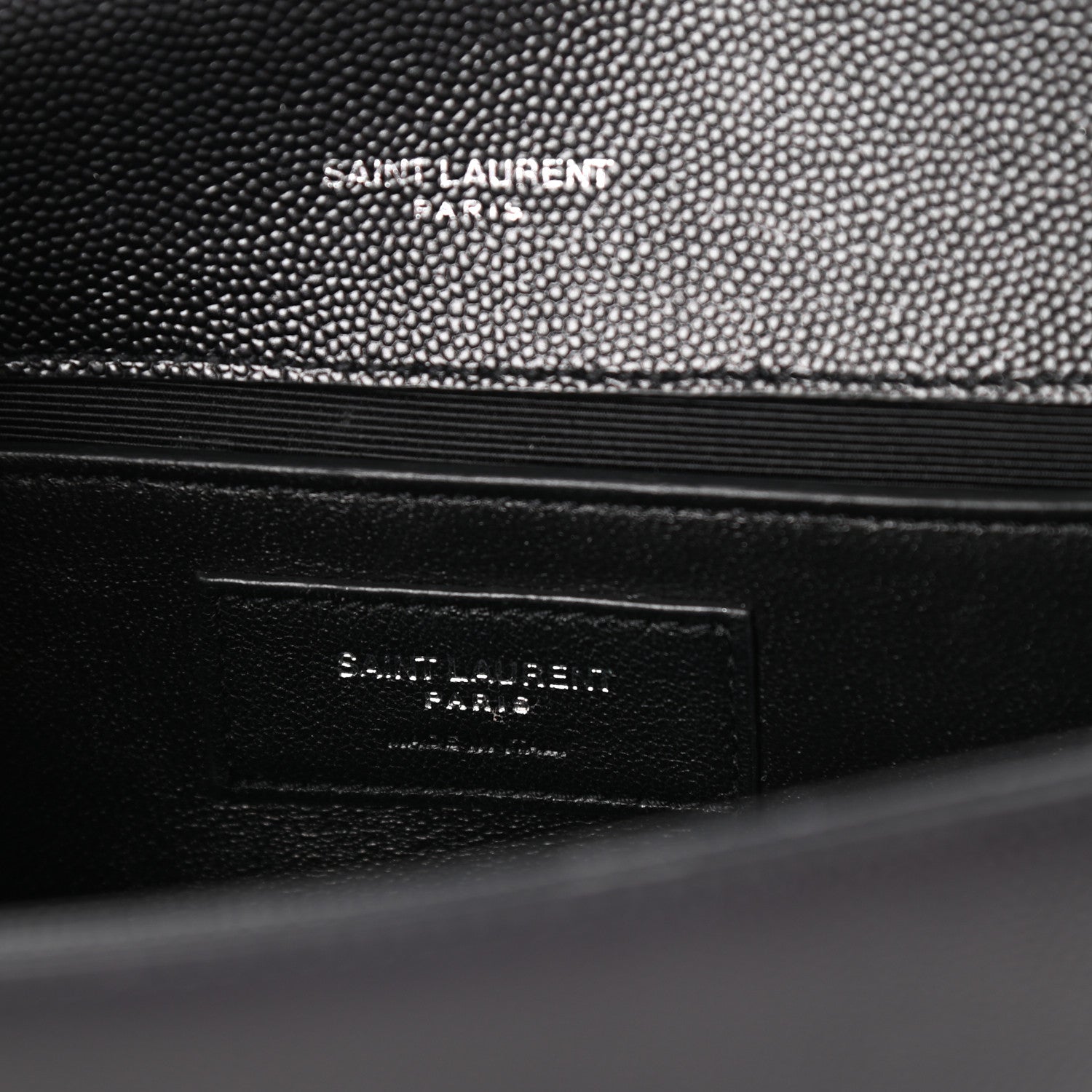 Saint Laurent Grain De Poudre Small Monogram Kate Satchel Black 6 of 9