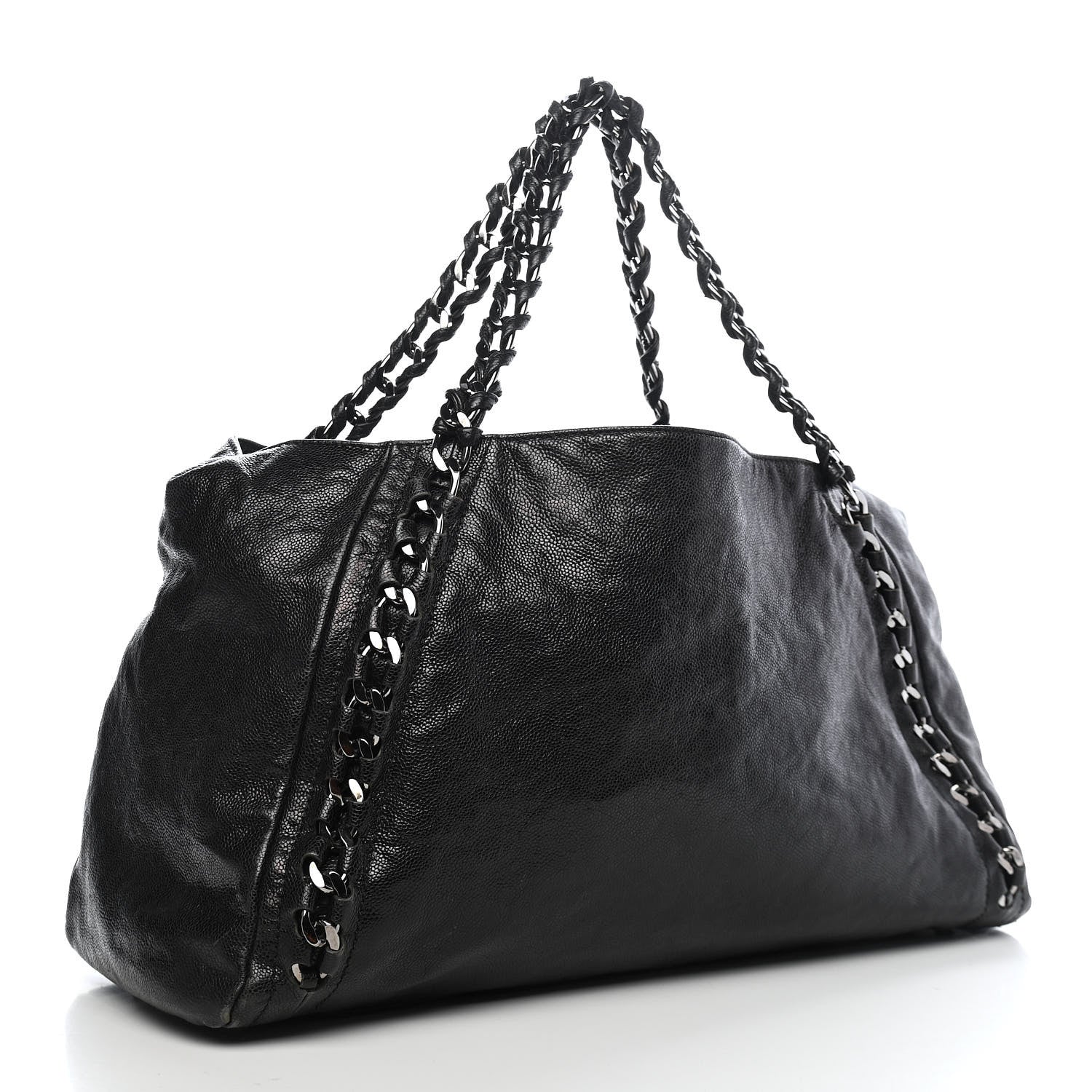 Chanel Glazed Caviar East West Modern Chain Tote Black 5 of 25