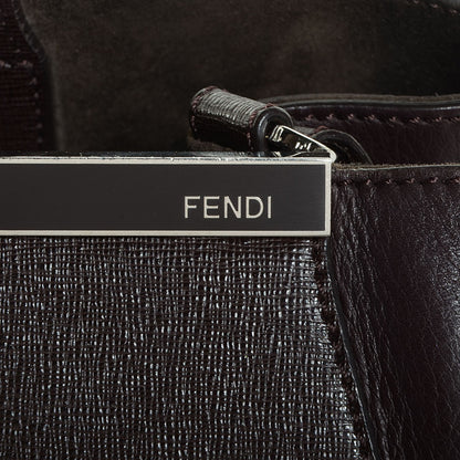 Fendi Vitello Elite Regular 2Jours Tote Caffe Noir 12 of 12