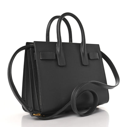 Saint Laurent Grained Calfskin Nano Sac de Jour Fog 3 of 10