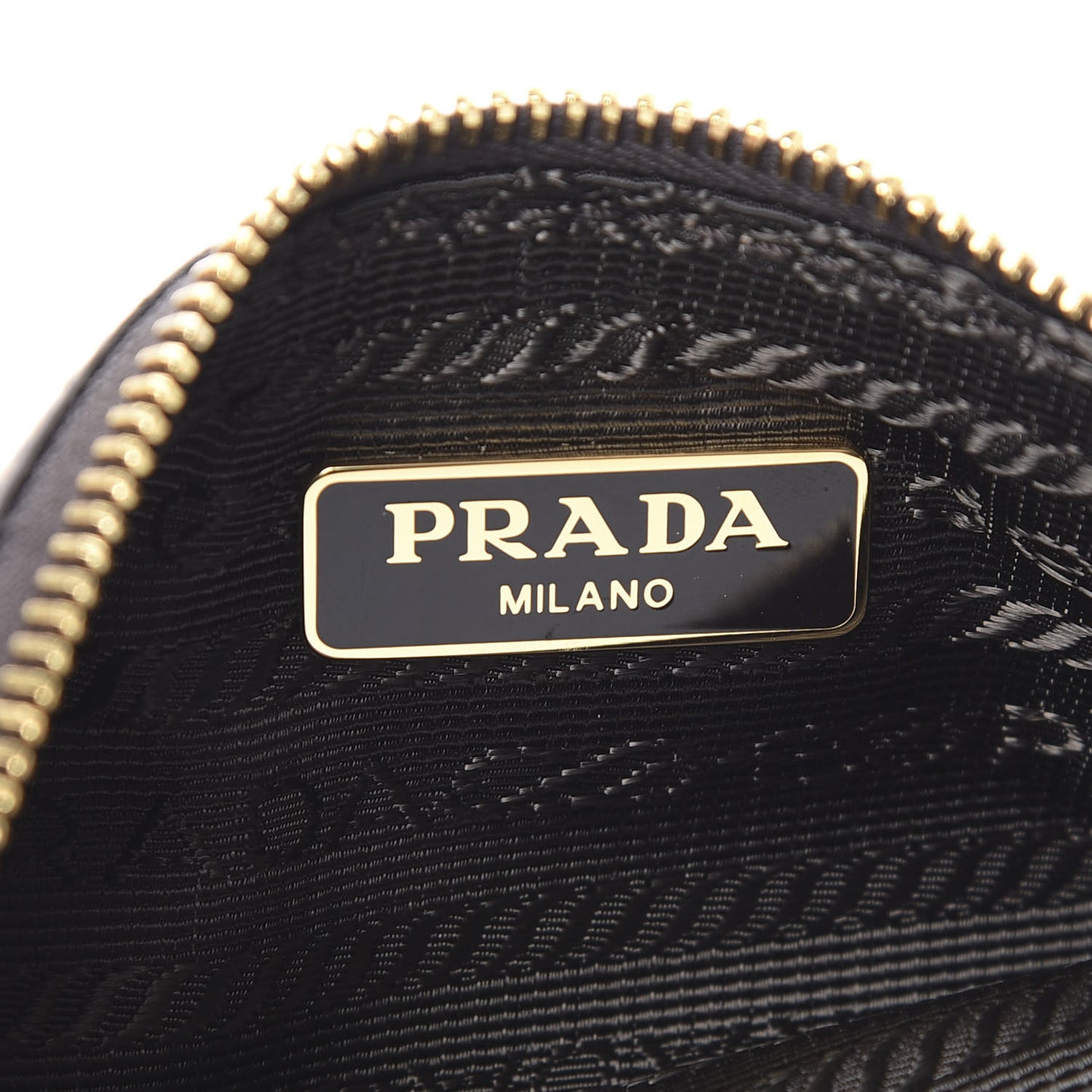Jacquard Logo Pouch Corda Bruciato