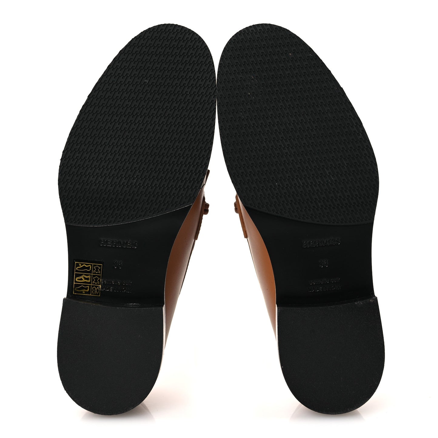 Calfskin Womens Impact Loafers 36 Naturel