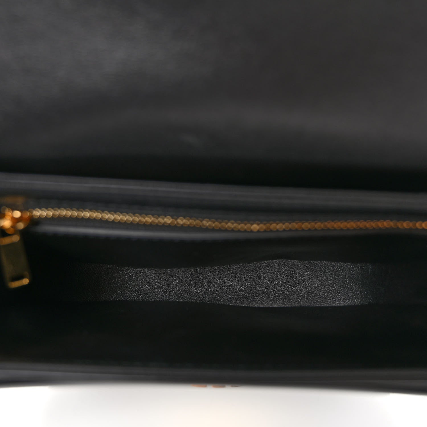 Celine Shiny Calfskin Besace Clea Triomphe Black 5 of 9