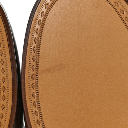 Gucci Goatskin Mens Horsebit Slippers 5 Light Brown 8 of 9