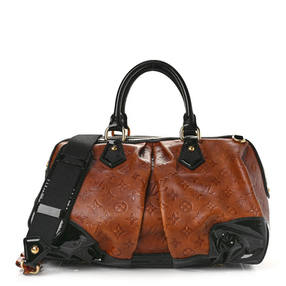 Louis Vuitton Cuir Embossed Monogram Stephen Bag Fauve 1 of 9
