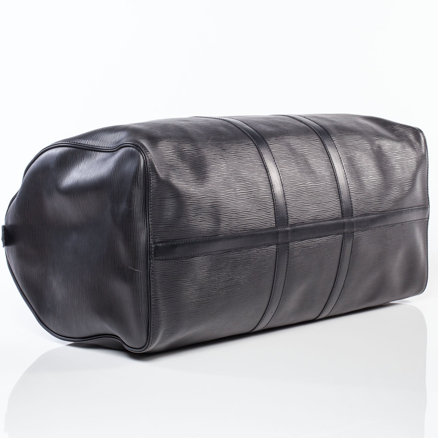 Louis Vuitton Epi Keepall 55 Black 5 of 12