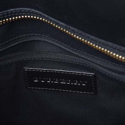 Burberry Haymarket Check Minford Portrait Tote Black 6 of 8