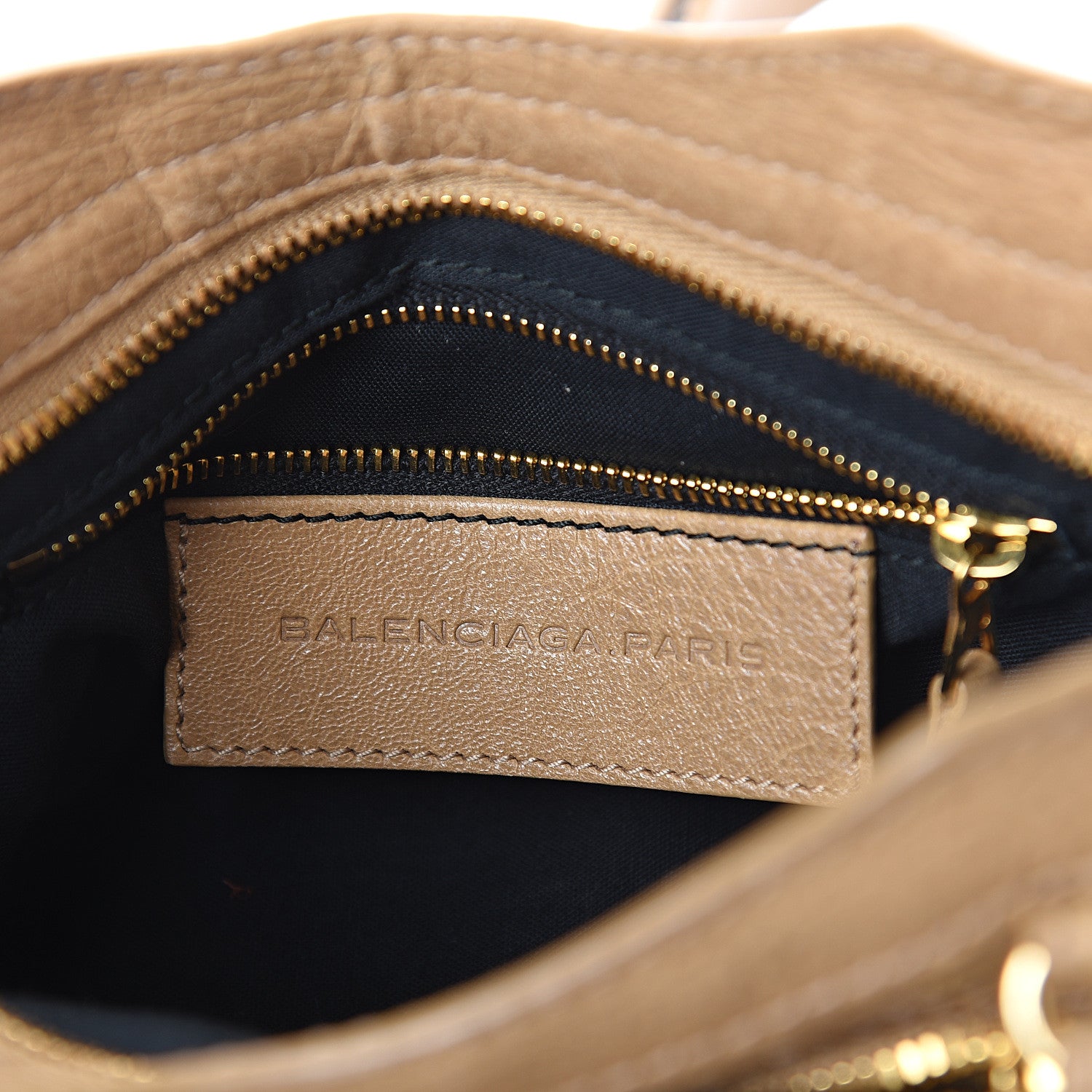 Balenciaga Agneau Giant 12 Gold Hardware Mini City Beige Nougatine 5 of 5