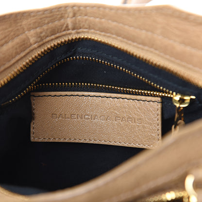 Balenciaga Agneau Giant 12 Gold Hardware Mini City Beige Nougatine 5 of 5