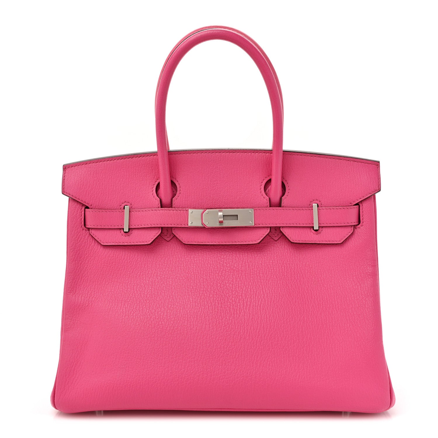 Hermes Chevre Mysore Birkin 30 Rose Shocking 1 of 16