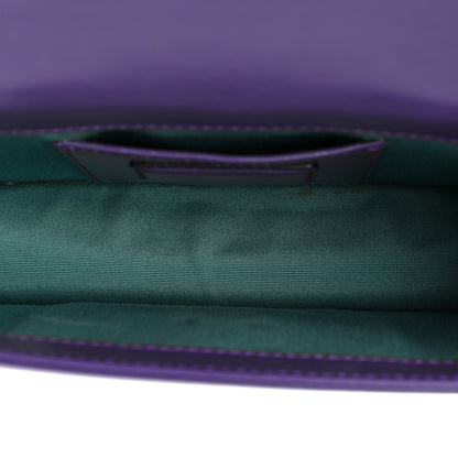 Bulgari Calfskin Serpenti Forever Crossbody Bag Amethyst 5 of 12