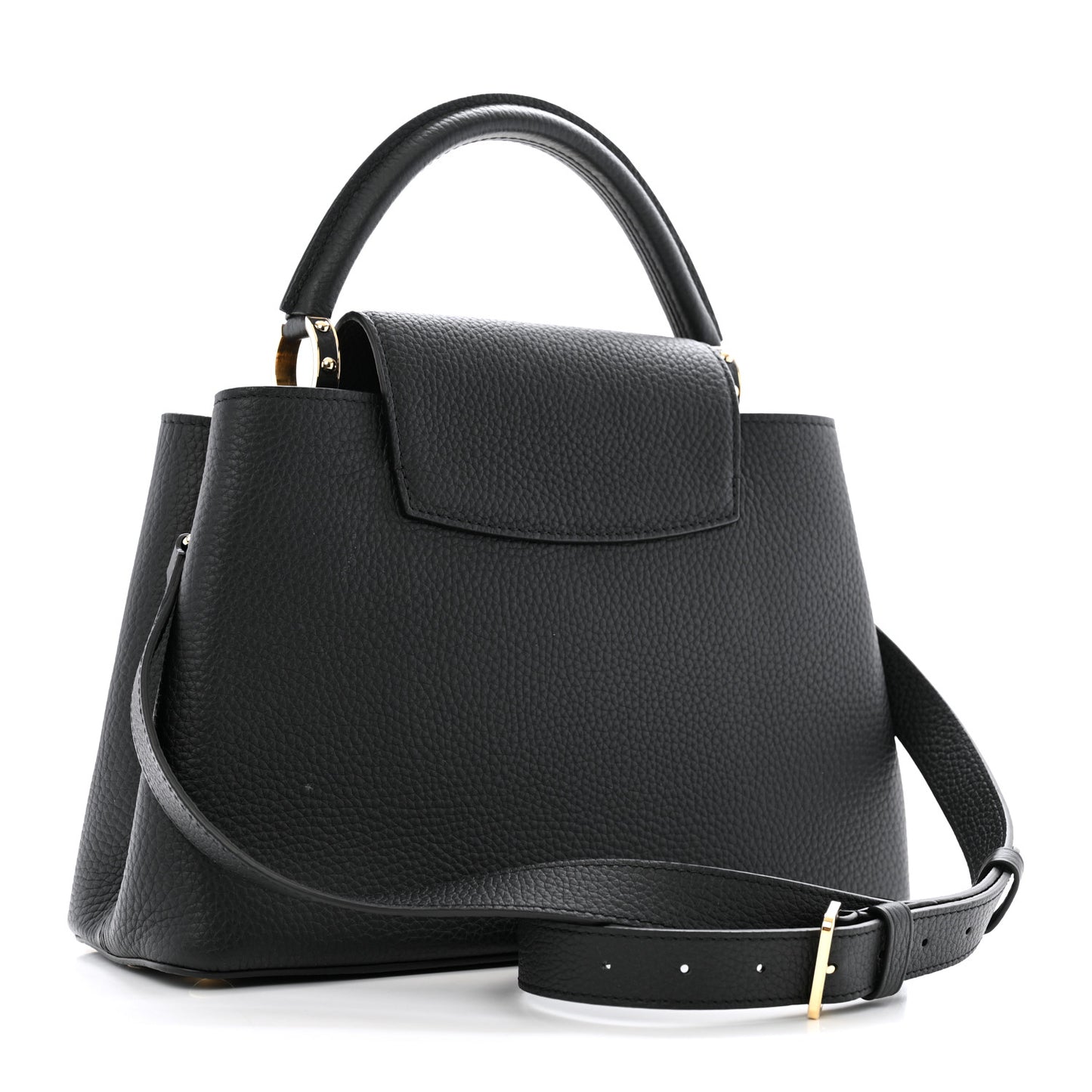 Taurillon Embellished Malletage Crown Capucines MM  Black
