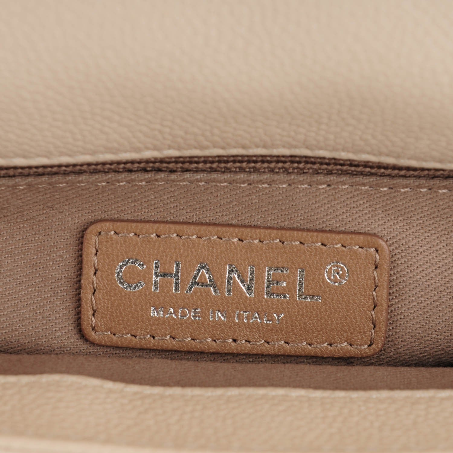 Chanel Caviar Quilted Medium Now and Forever Flap Ivory 7 of 8