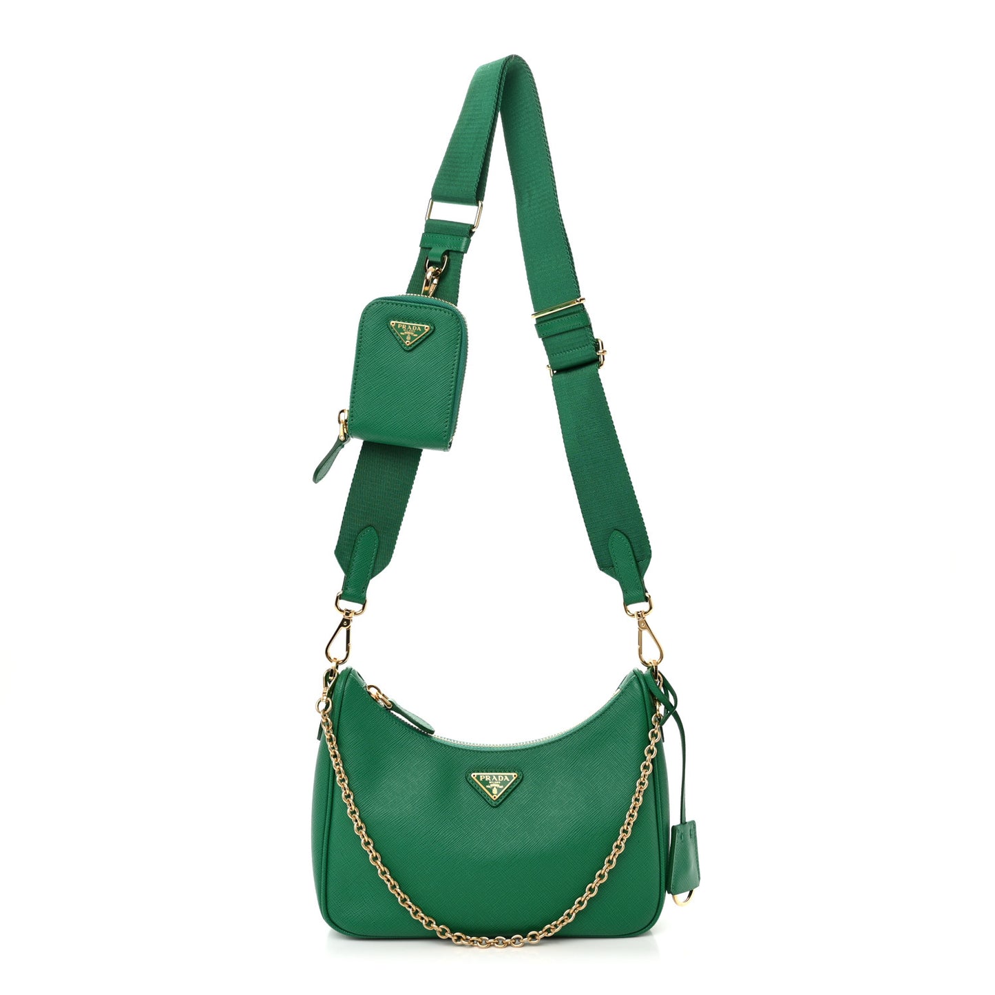 Saffiano Lux Re-Edition 2005 Shoulder Bag Mango