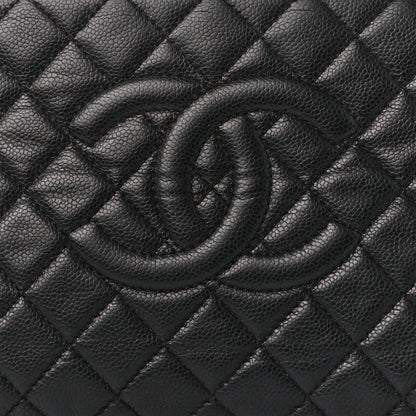 Chanel Caviar Quilted CC Large Clutch Black 8 of 11