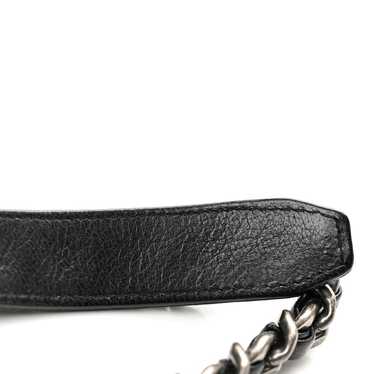 Lambskin Quilted Chanel 19 Wallet On Chain WOC Black