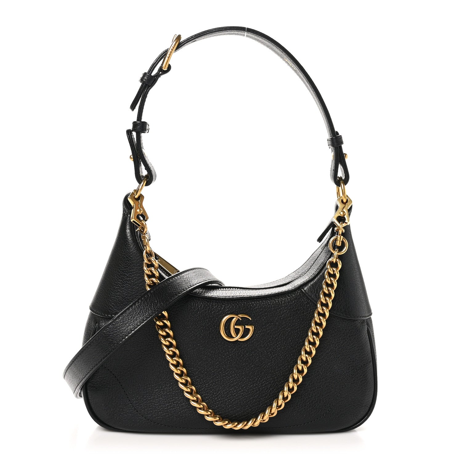 Gucci Goatskin Small Aphrodite Shoulder Bag Black 1 of 12