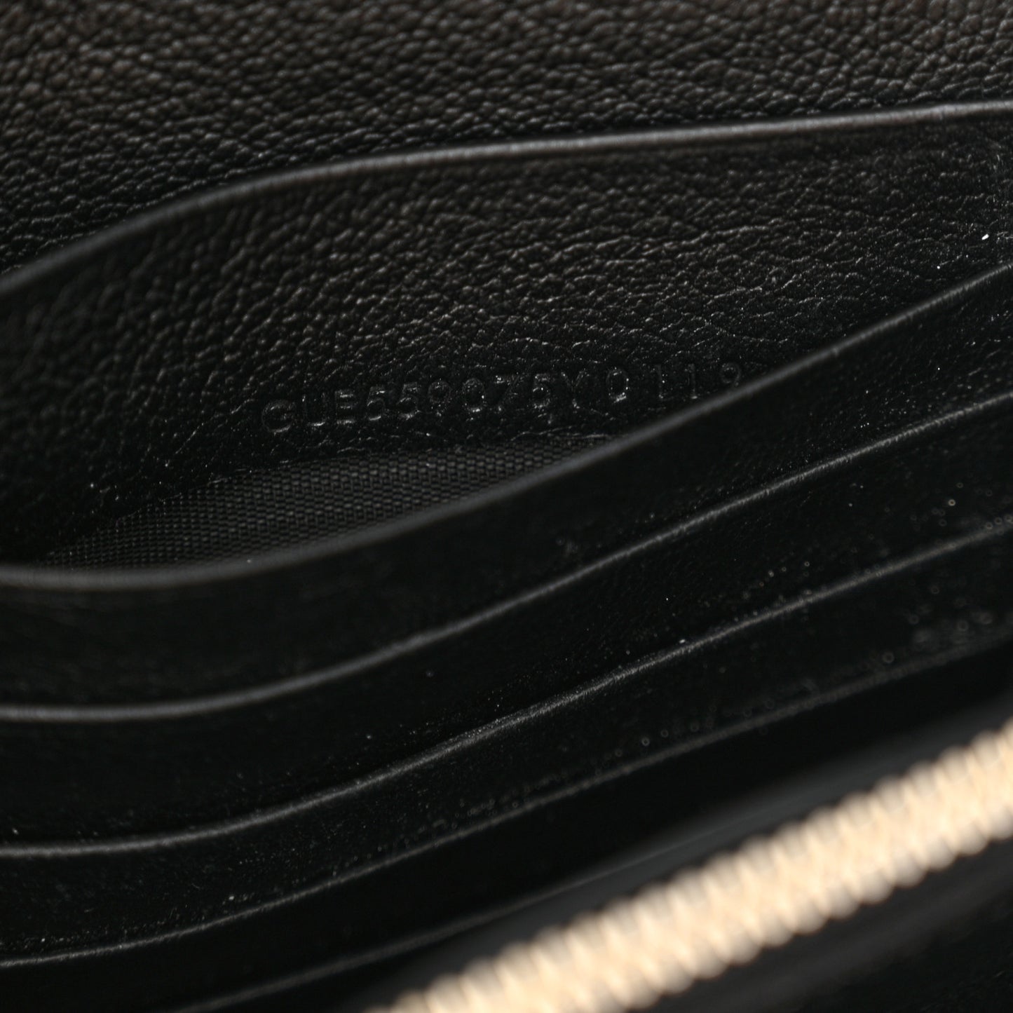 Calfskin Monogram Belle de Jour Chain Clutch Black