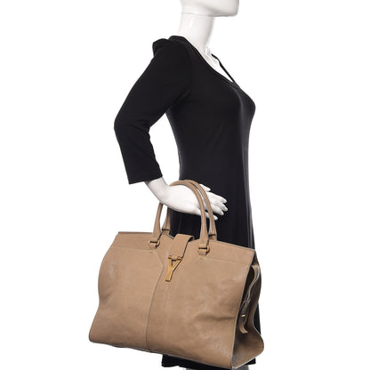 Saint Laurent Sheepskin Large Cabas ChYc Beige 2 of 19