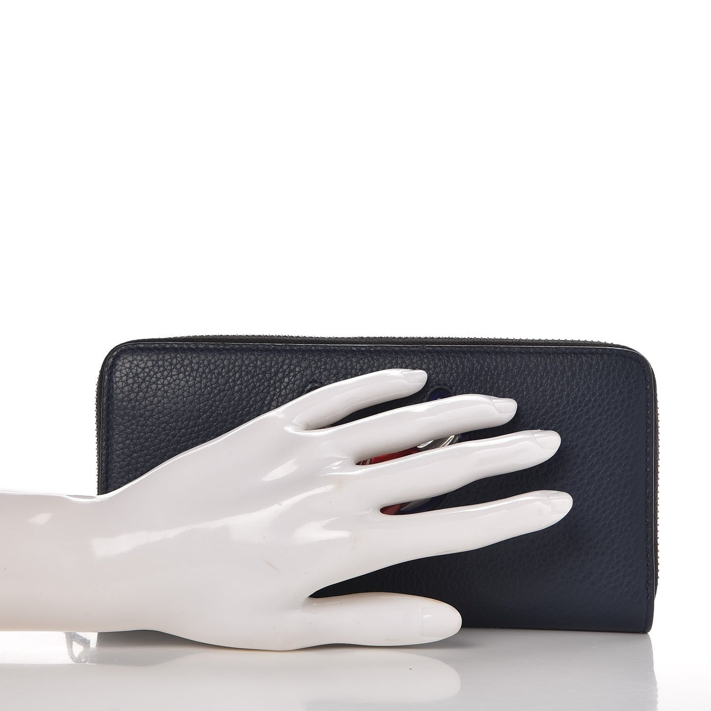 Calfskin Mexiloubi Panettone Zip Around Wallet Nuit