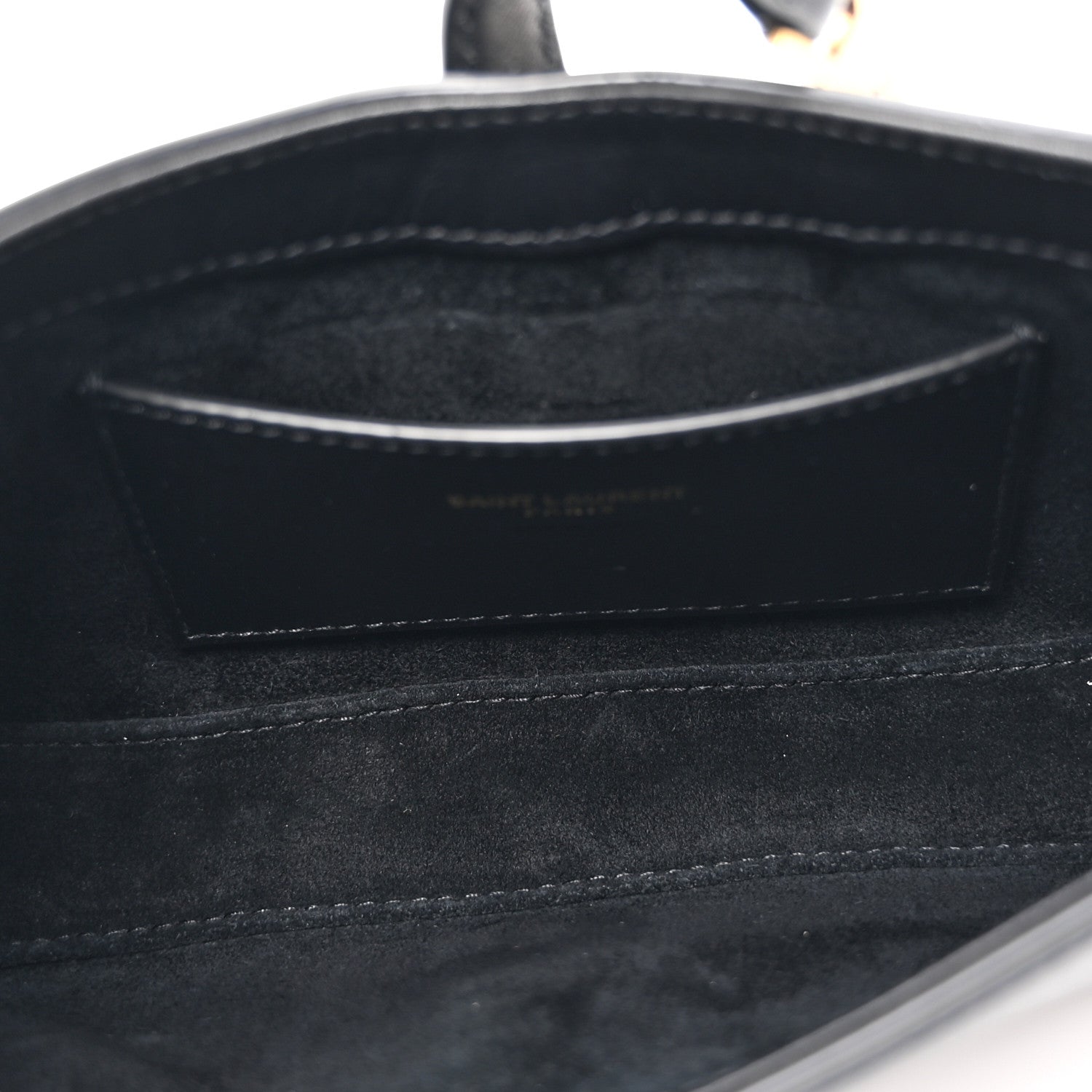 Saint Laurent Smooth Calfskin Le 5 A 7 Mini Hobo Black 5 of 10