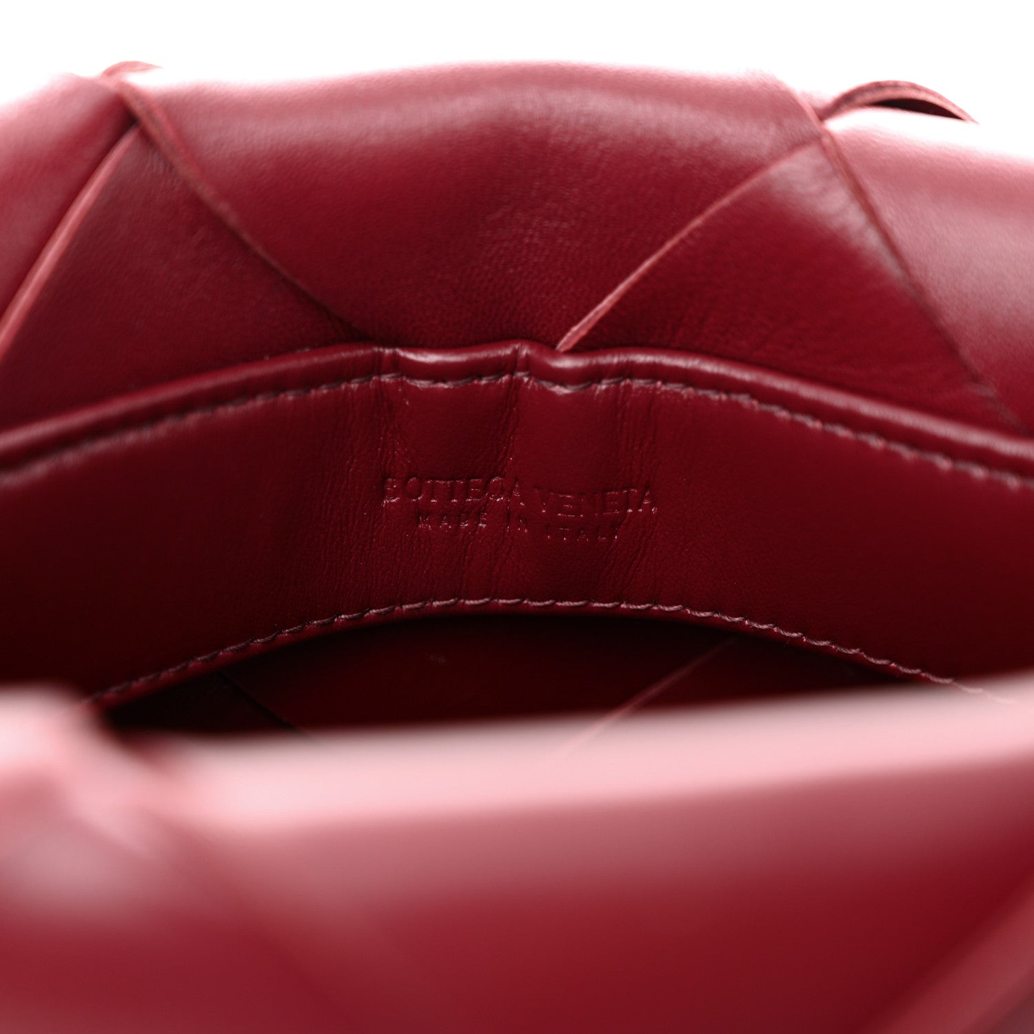 Bottega Veneta Nappa Maxi Intrecciato Clasp Bucket Bag Bordeaux 6 of 9