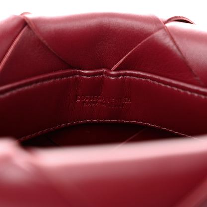 Bottega Veneta Nappa Maxi Intrecciato Clasp Bucket Bag Bordeaux 6 of 9