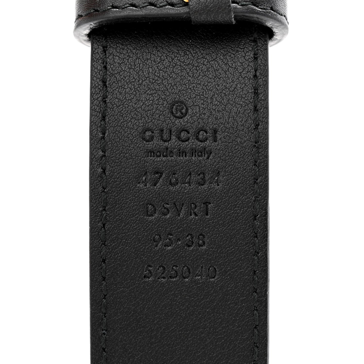 Gucci Calfskin Matelasse GG Marmont Belt Bag 95 38 Black 8 of 12
