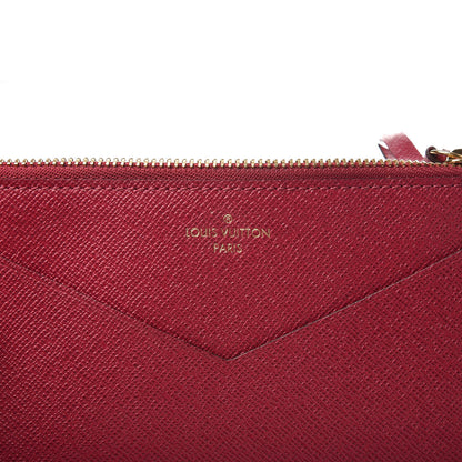 Louis Vuitton Calfskin Jeanne Wallet Zippered Insert Fuchsia 6 of 6