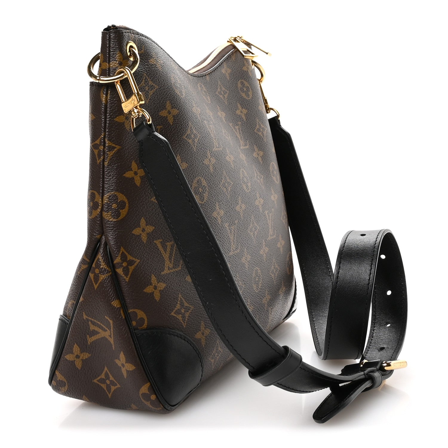 Louis Vuitton Monogram Odeon MM Black 3 of 12