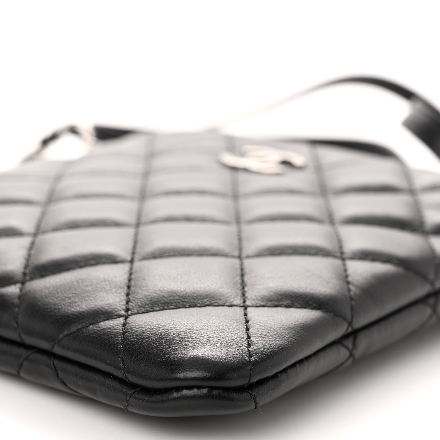 Chanel Lambskin Quilted Crossbody Bag Black 11 of 11