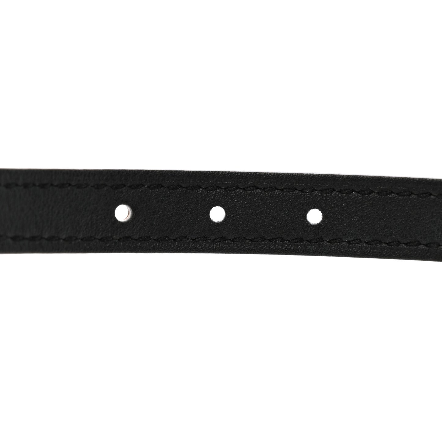 Swift Epsom Gourmette Equestre 13mm Belt 75 30 Black Etoupe