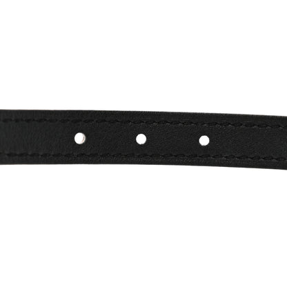 Hermes Swift Epsom Gourmette Equestre 13mm Belt 75 30 Black Etoupe 4 of 6