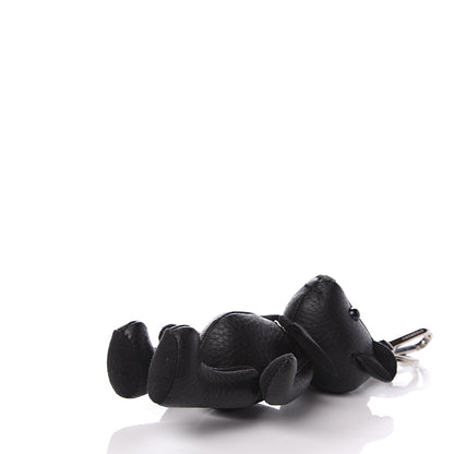 Burberry Grained Calfskin Thomas Bear Bag Charm Black 4 of 6