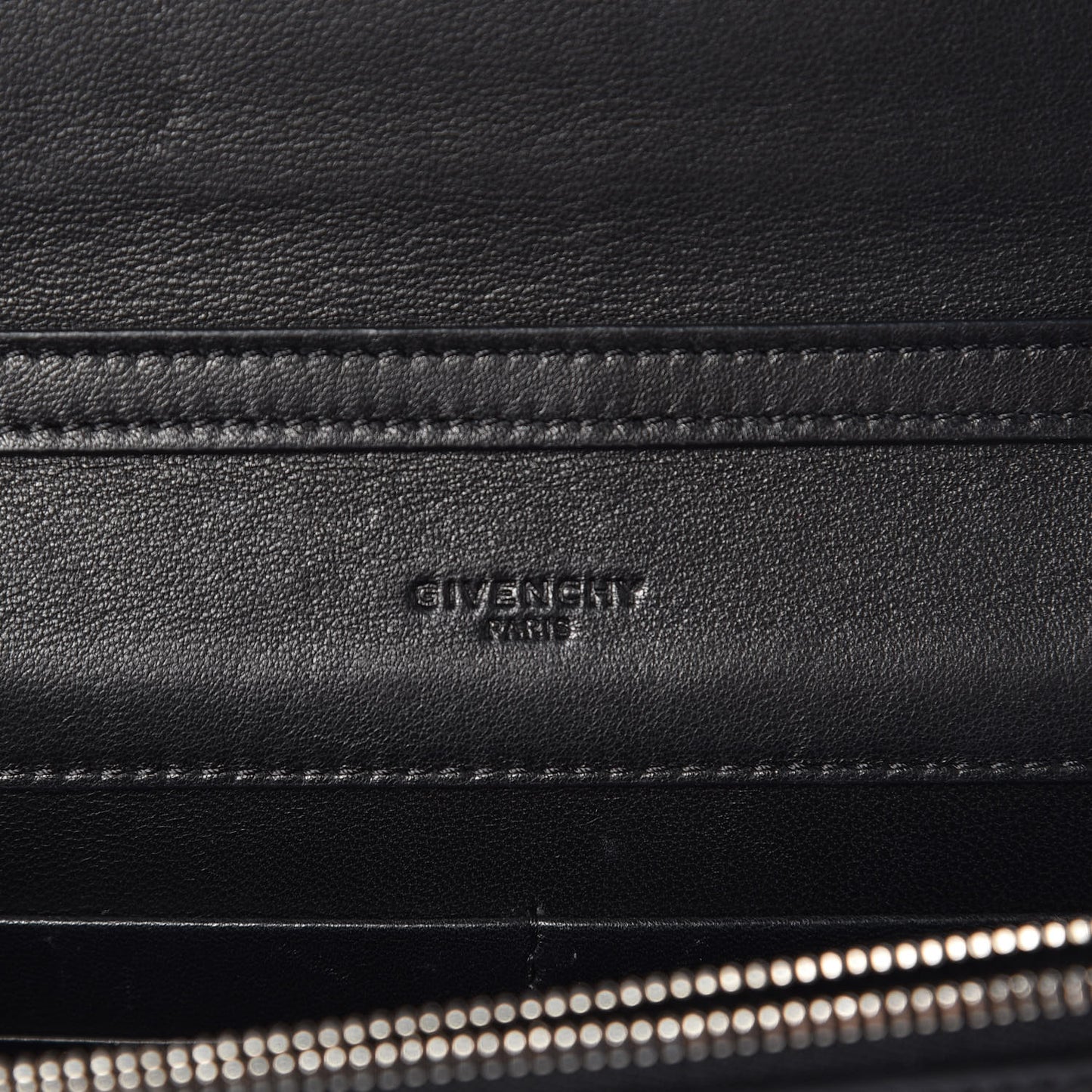 Sugar Goatskin Pandora Chain Wallet Black