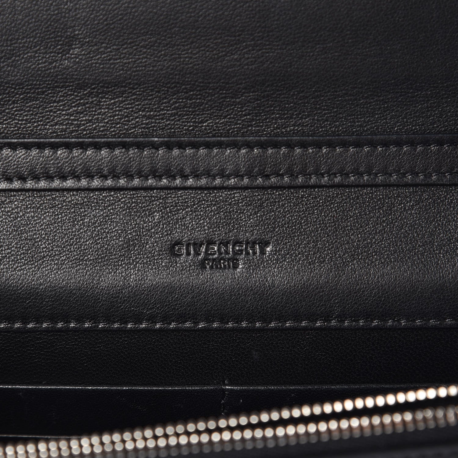 Givenchy Sugar Goatskin Pandora Chain Wallet Black 6 of 9