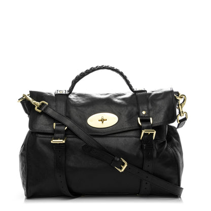 Mulberry Soft Buffalo Oversized Alexa Black 1 of 10