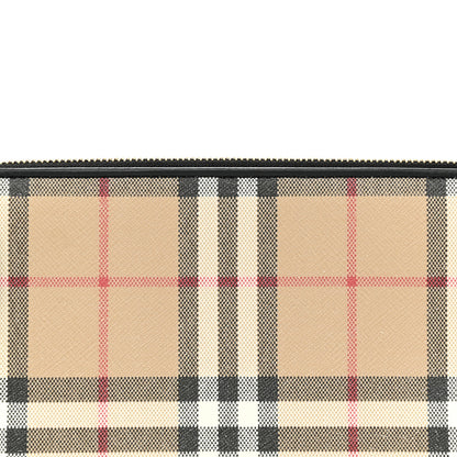 Burberry Vintage Check Calfskin Olympia Slim Pouch Archive Beige 7 of 9