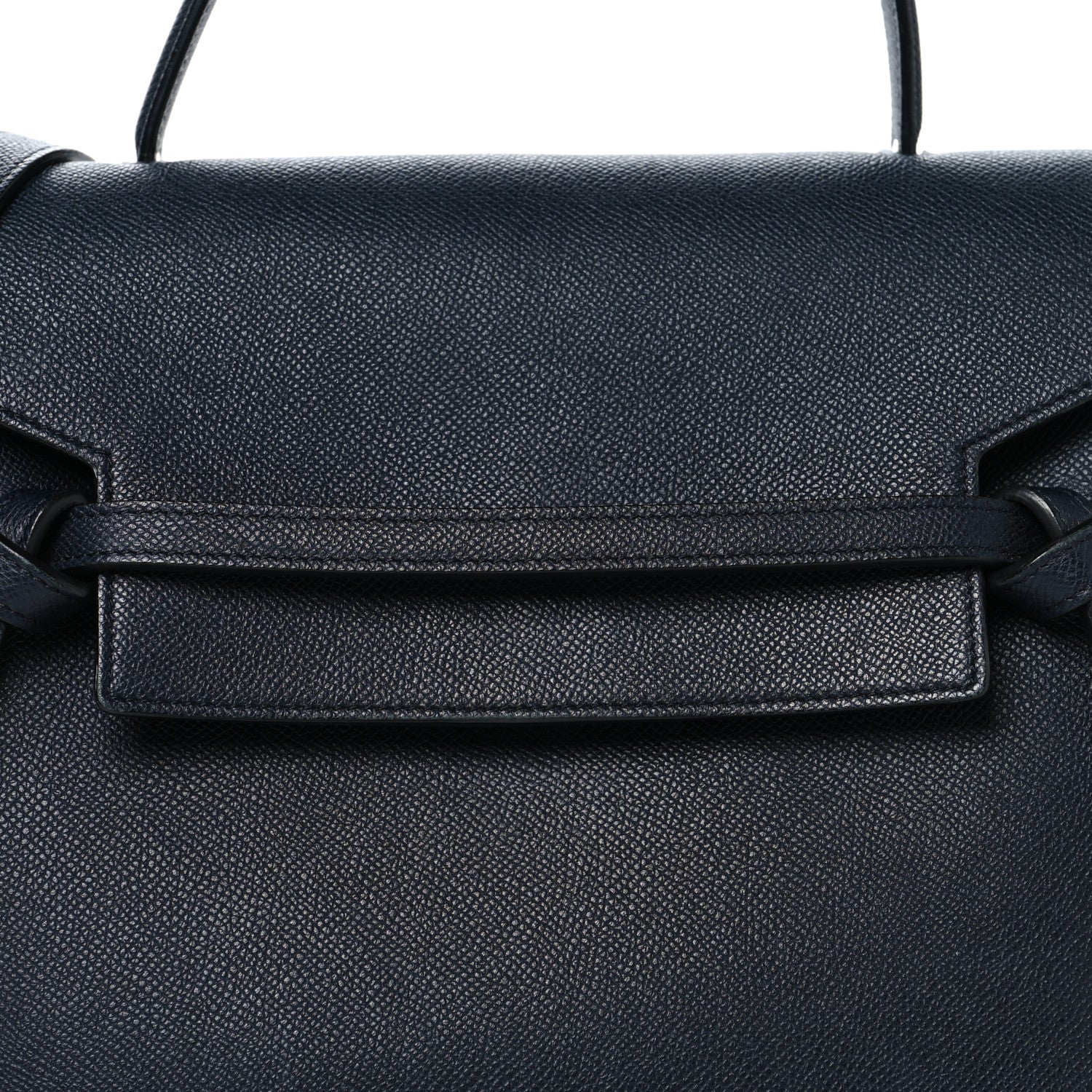 Celine Grained Calfskin Mini Belt Bag Navy 8 of 12