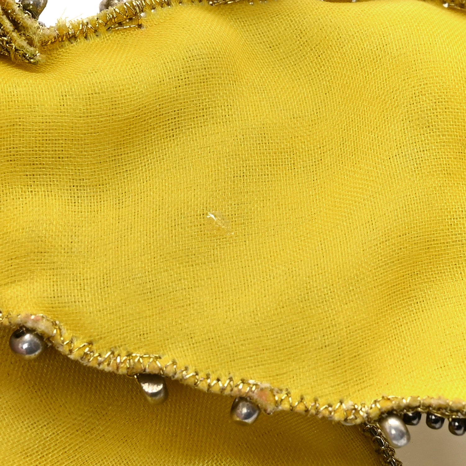Gucci Crystal Fabric Bow Brooch Yellow 4 of 6