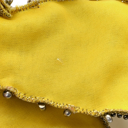 Gucci Crystal Fabric Bow Brooch Yellow 4 of 6