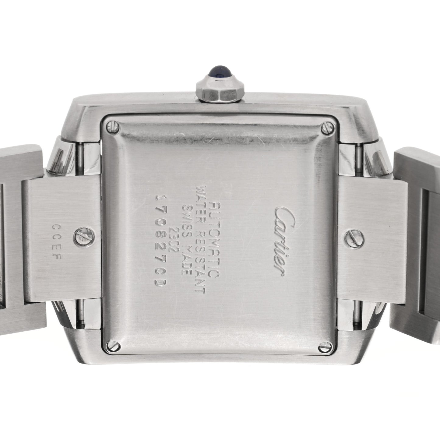 Stainless Steel 28mm Tank Francaise Automatic Watch