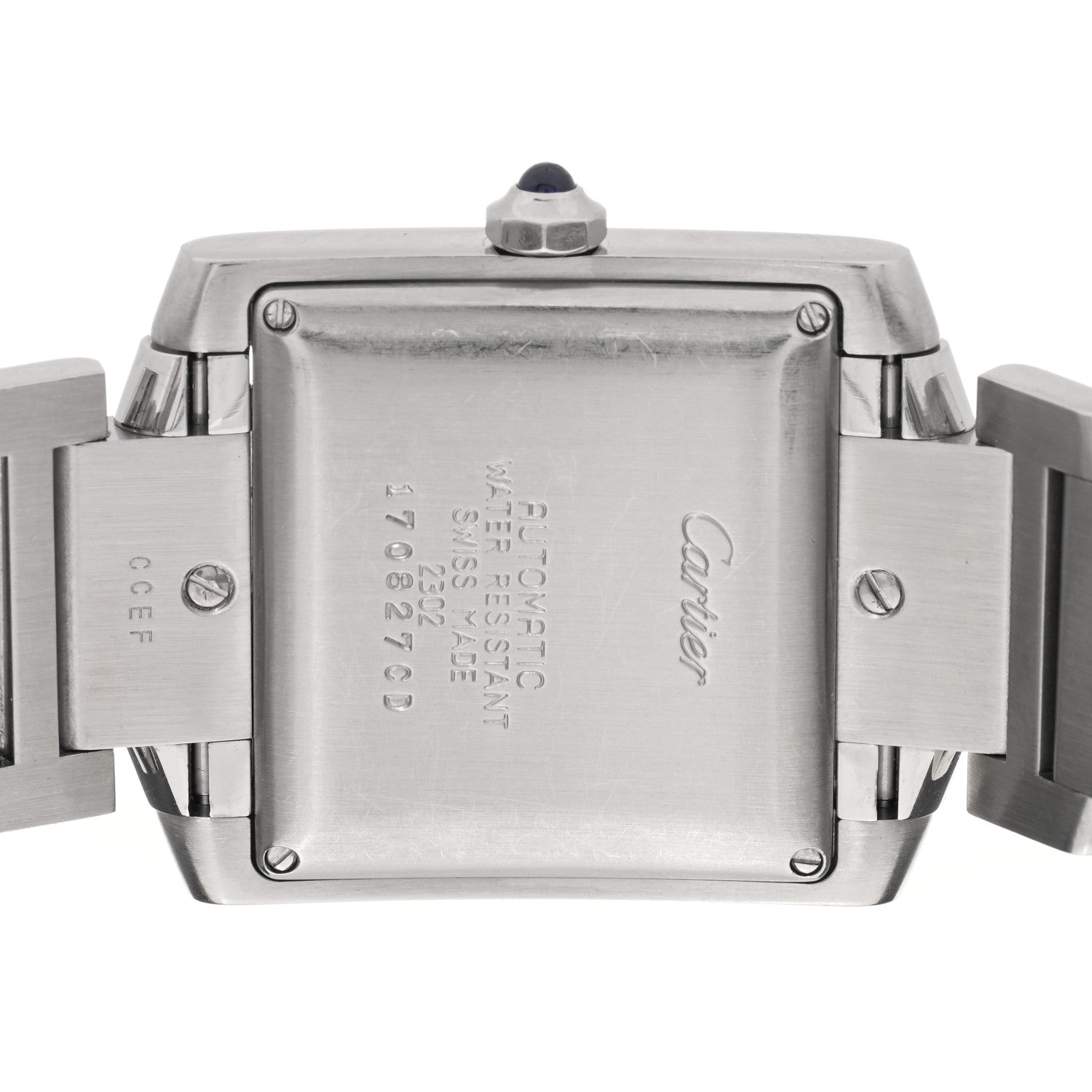 Cartier Stainless Steel 28mm Tank Francaise Automatic Watch 4 of 4