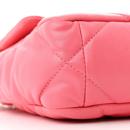 Chanel Lambskin Quilted Medium Chanel 19 Flap Pink 9 of 12